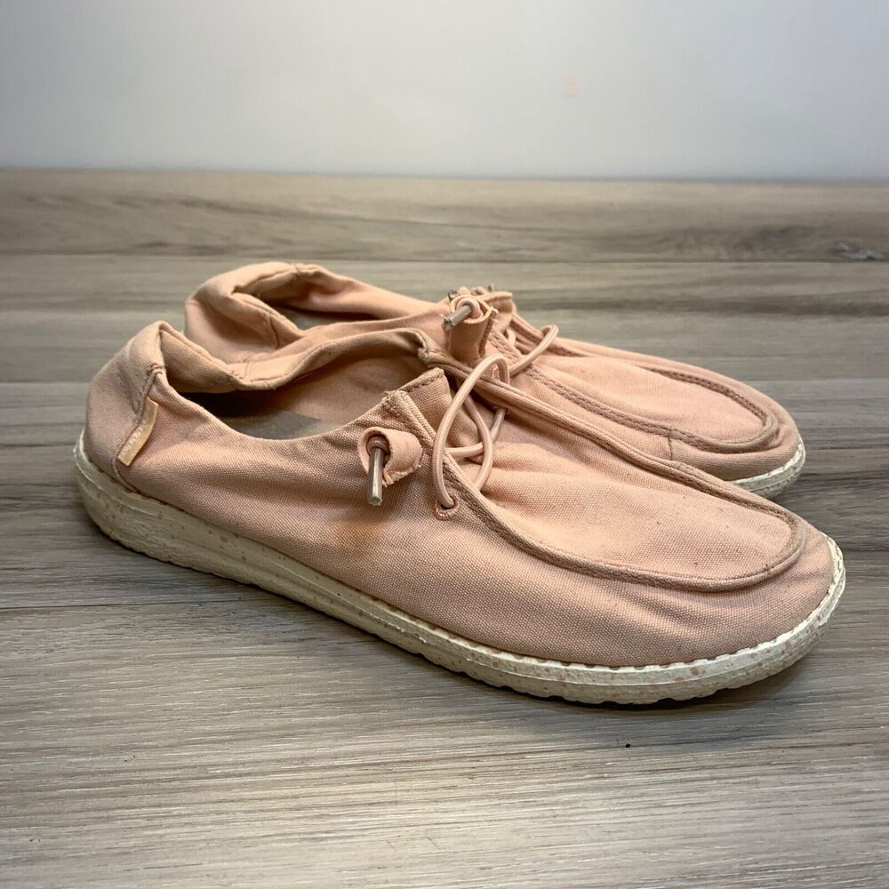 Hey Dude Women's Size 6‎ EU 37 Wendy Antique Rose Pink Shoes Slip on Comfort